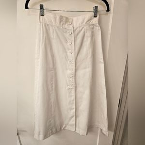 Vintage - "Classic of Boston" White Summer Skirt - NWOT